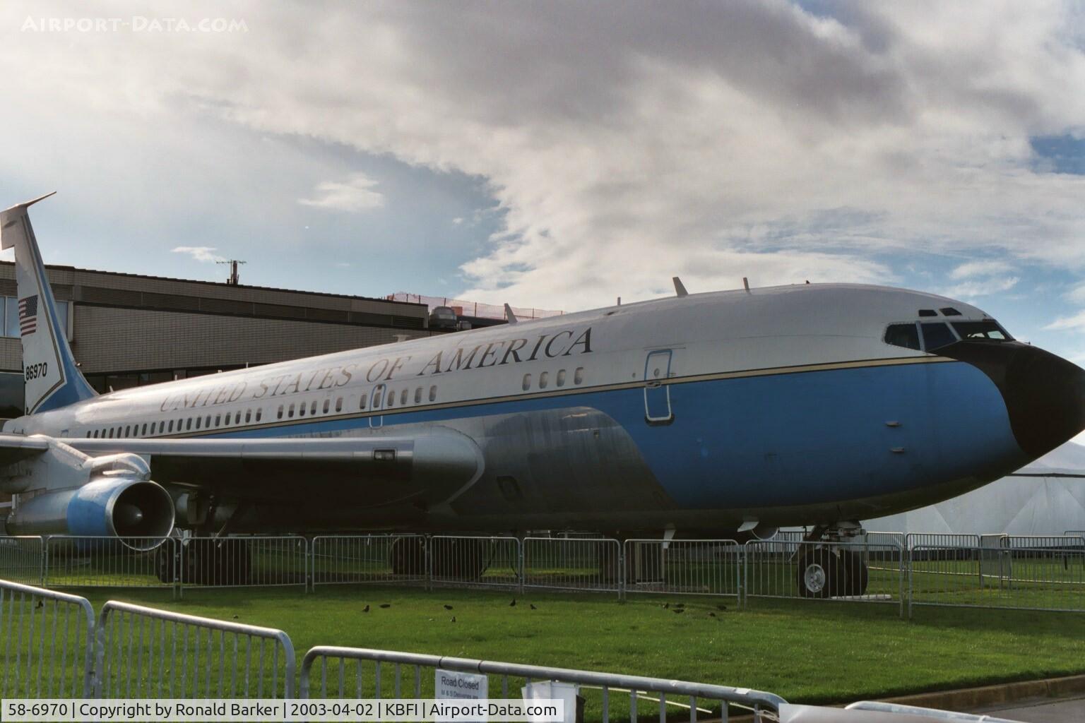 58-6970, 1958 Boeing VC-137A C/N 17925, Boeing Museum of Flight