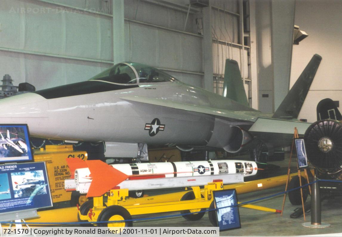 72-1570, 1973 Northrop YF-17A Cobra C/N C0002, USS Alabama Battleship Memorial Aircraft Park