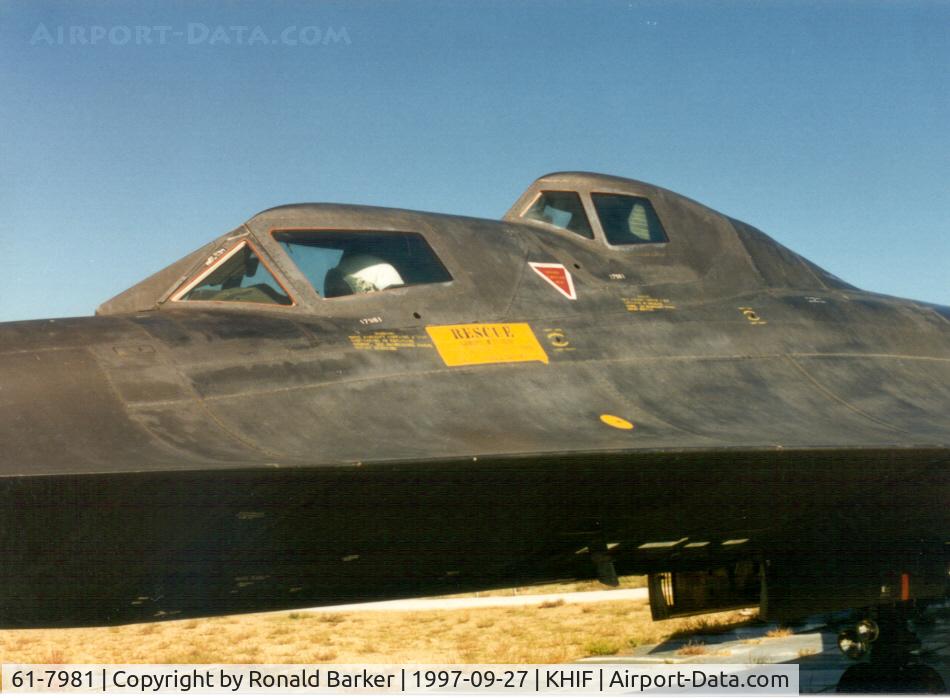 61-7981, Lockheed SR-71C Blackbird C/N 2000, Hill Aerospace Museum