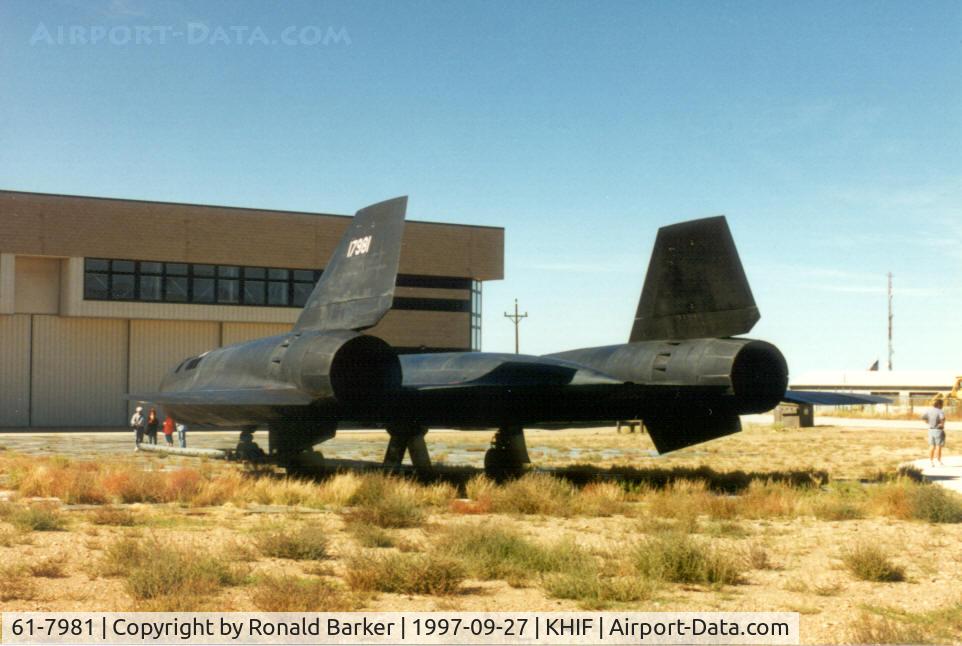61-7981, Lockheed SR-71C Blackbird C/N 2000, Hill Aerospace Museum