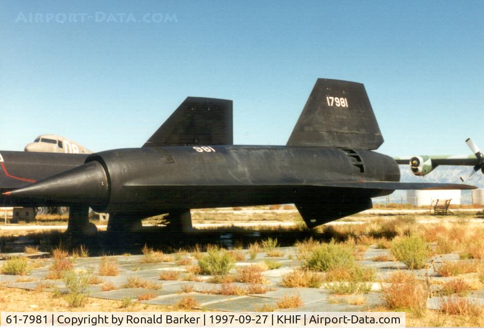 61-7981, Lockheed SR-71C Blackbird C/N 2000, Hill Aerospce Museum
