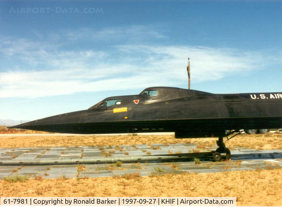 61-7981, Lockheed SR-71C Blackbird C/N 2000, Hill Aerospace Museum