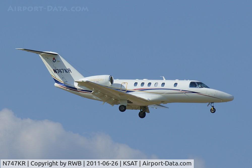 N747KR, 2005 Cessna 525B C/N 525B0015, Landing 12R