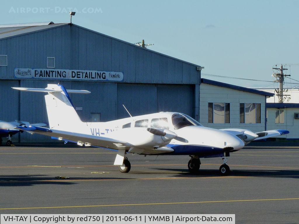 VH-TAY, 2006 Piper PA-44-180 Seminole C/N 4496247, Seminolie Tango Alpha Yankee at Moorabbin