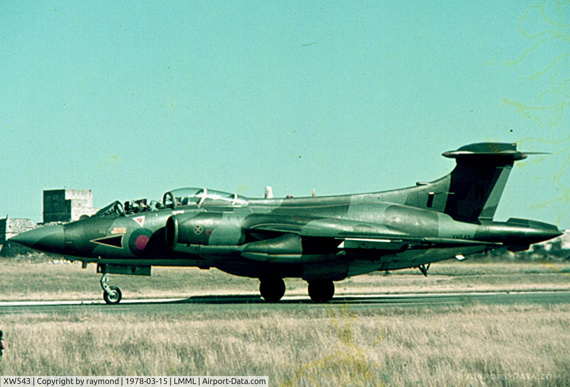 XW543, 1972 Hawker Siddeley Buccaneer S.2B C/N B3-04-71, Buccaneer XW543/W 16Sqd RAF