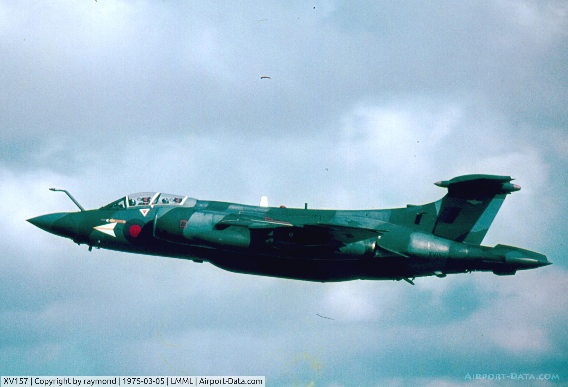 XV157, 1966 Hawker Siddeley Buccaneer S.2B C/N B3-23-65, Buccaneer XV157 208Sqd RAF