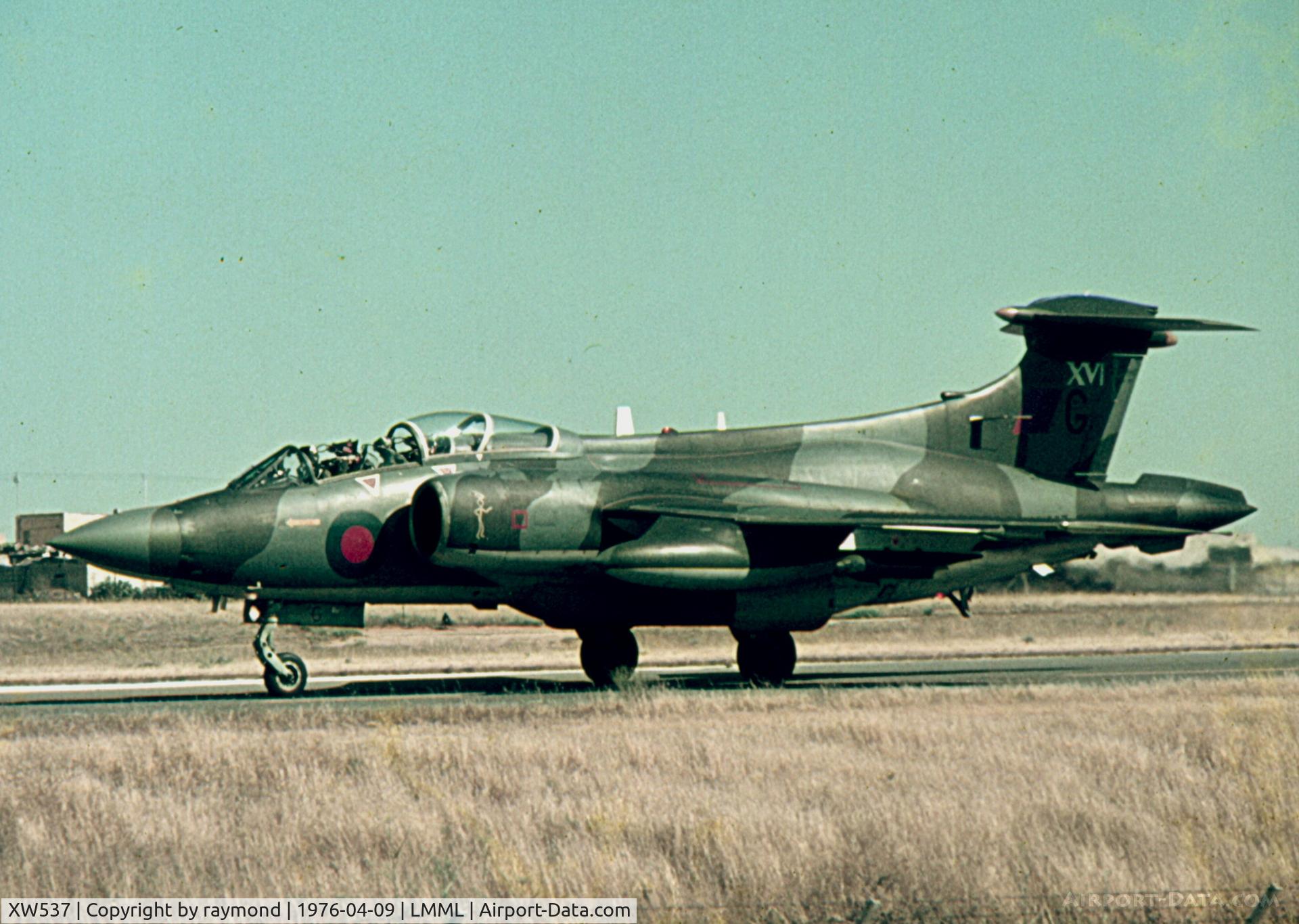 XW537, 1971 Hawker Siddeley Buccaneer S.2B C/N B3-06-70, Buccaneer XW537/G 16Sqd RAF