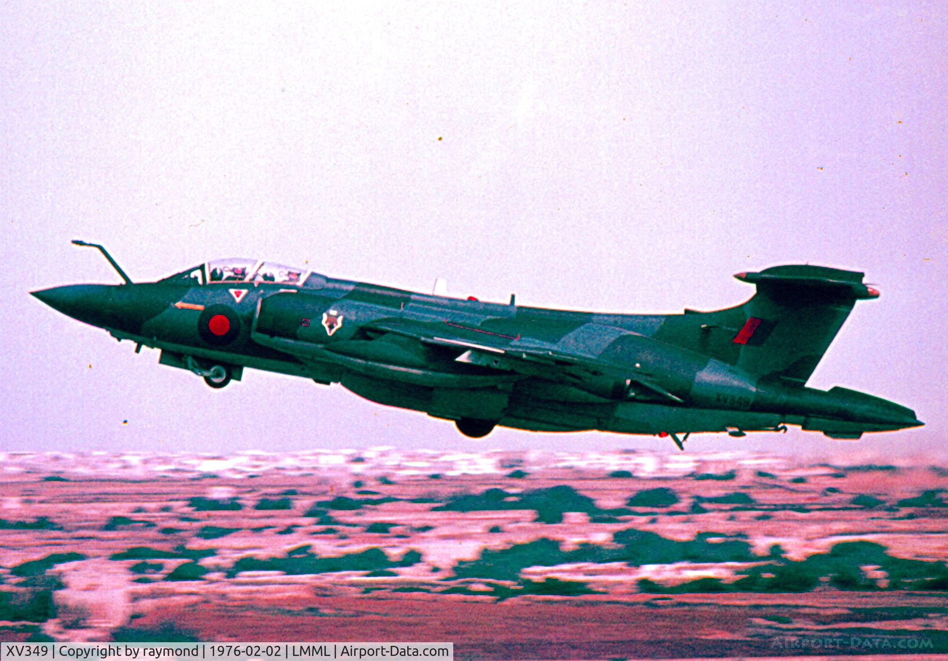 XV349, 1967 Hawker Siddeley Buccaneer S.2B C/N B3-27-66, Buccaneer XV349 12Sqd RAF
