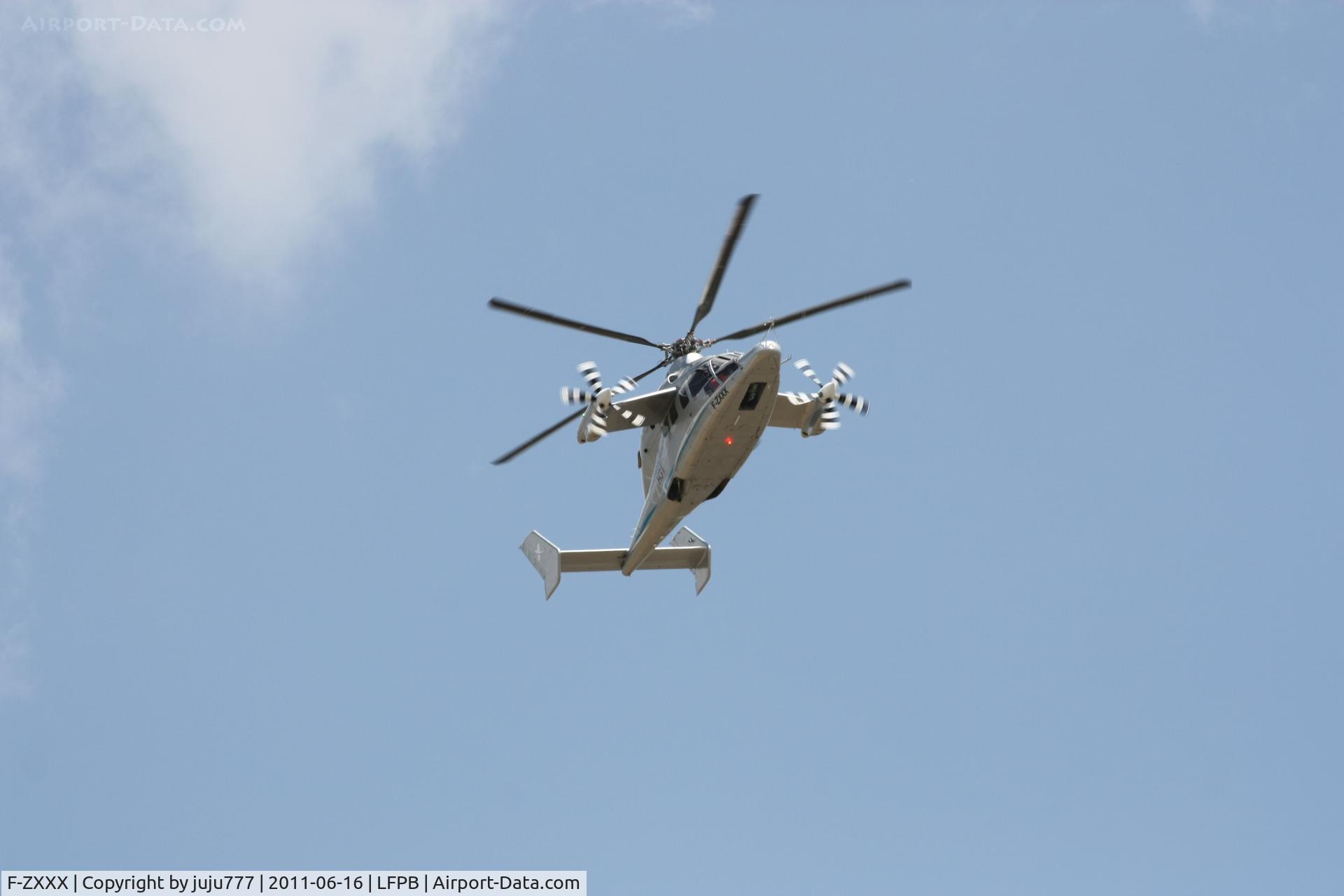 F-ZXXX, 2010 Eurocopter X3 C/N 0001, on training for SIAE 2011