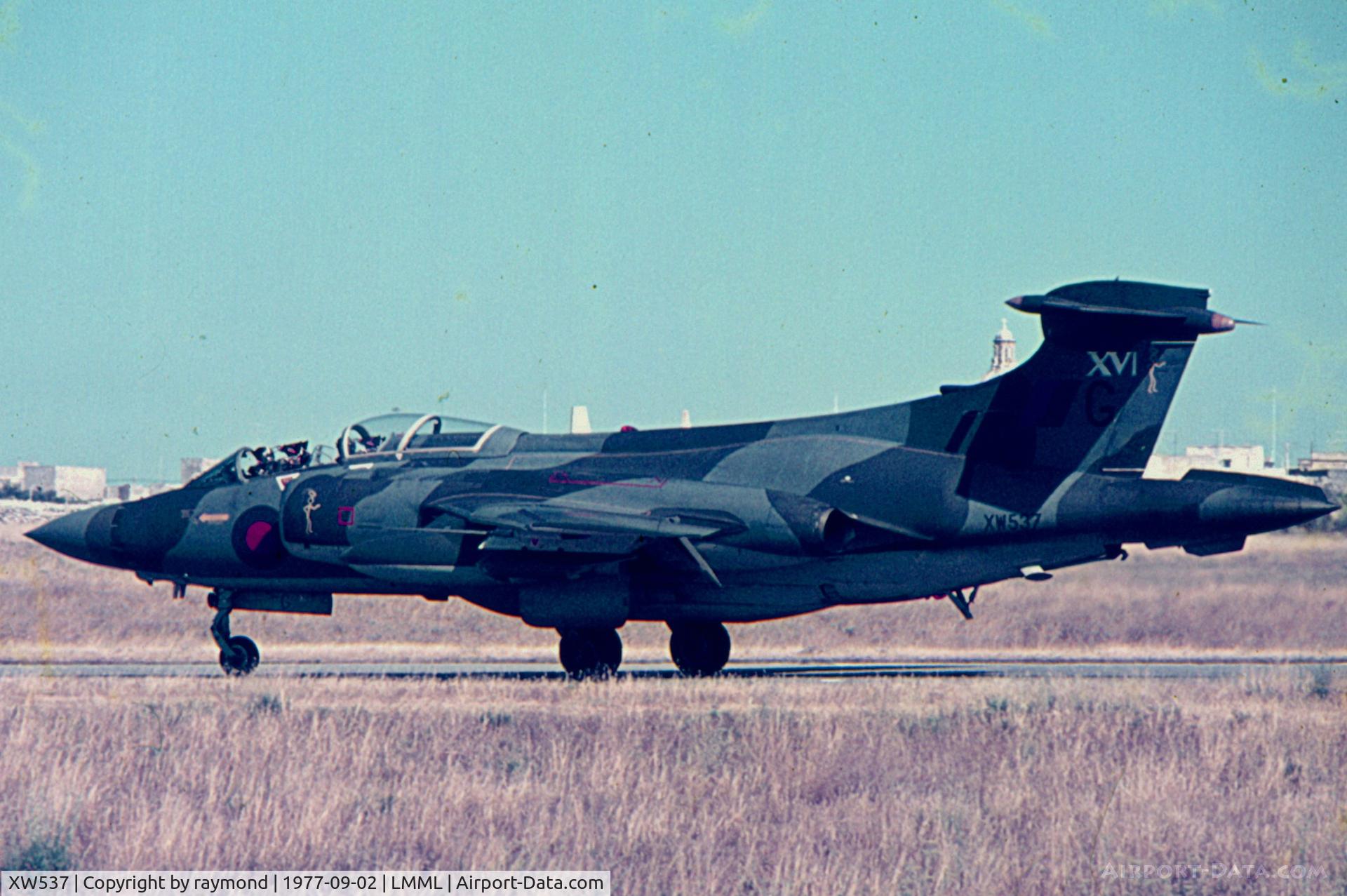 XW537, 1971 Hawker Siddeley Buccaneer S.2B C/N B3-06-70, Buccaneer XW537/G 16Sqd RAF