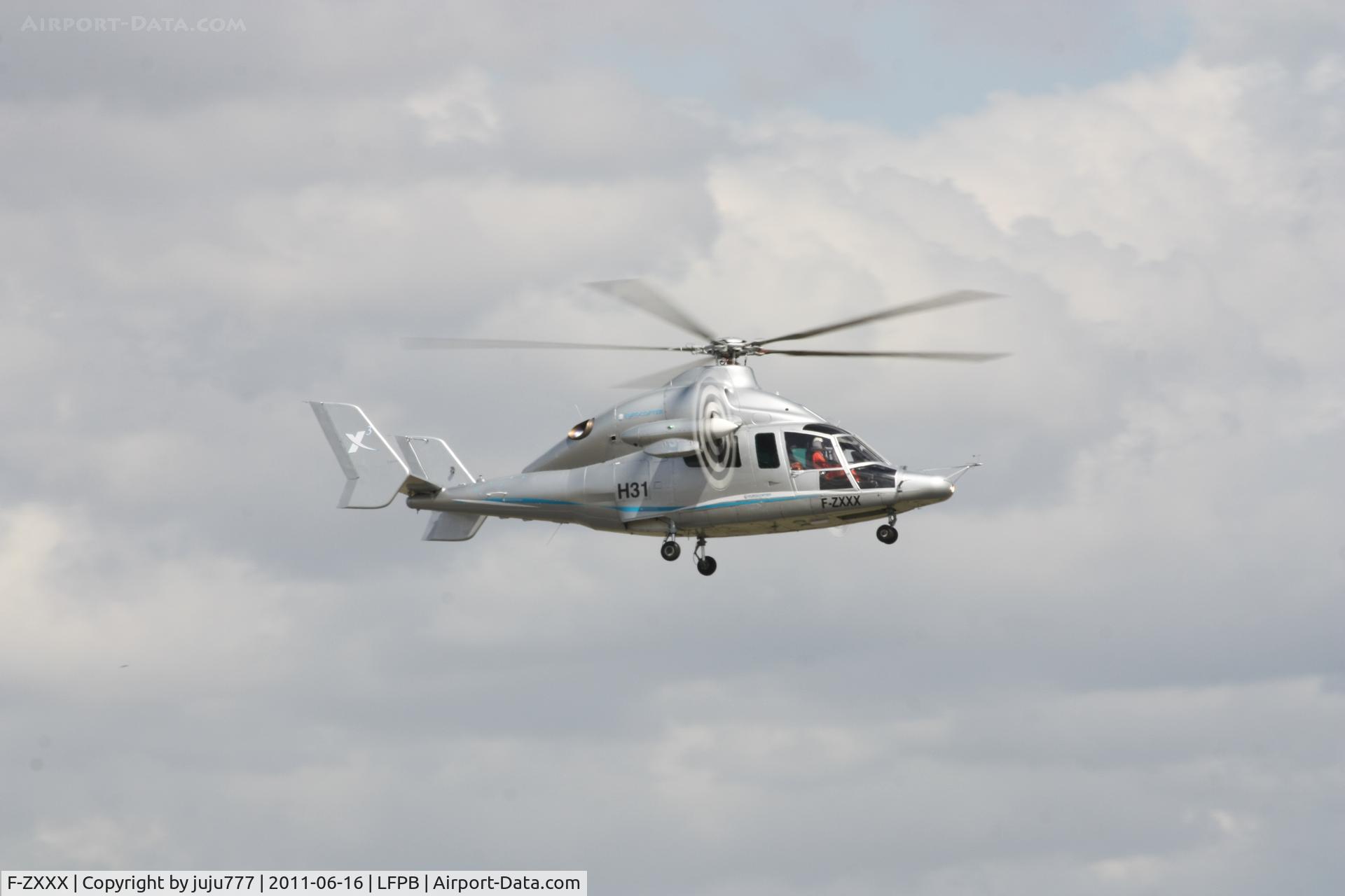 F-ZXXX, 2010 Eurocopter X3 C/N 0001, on training for SIAE 2011