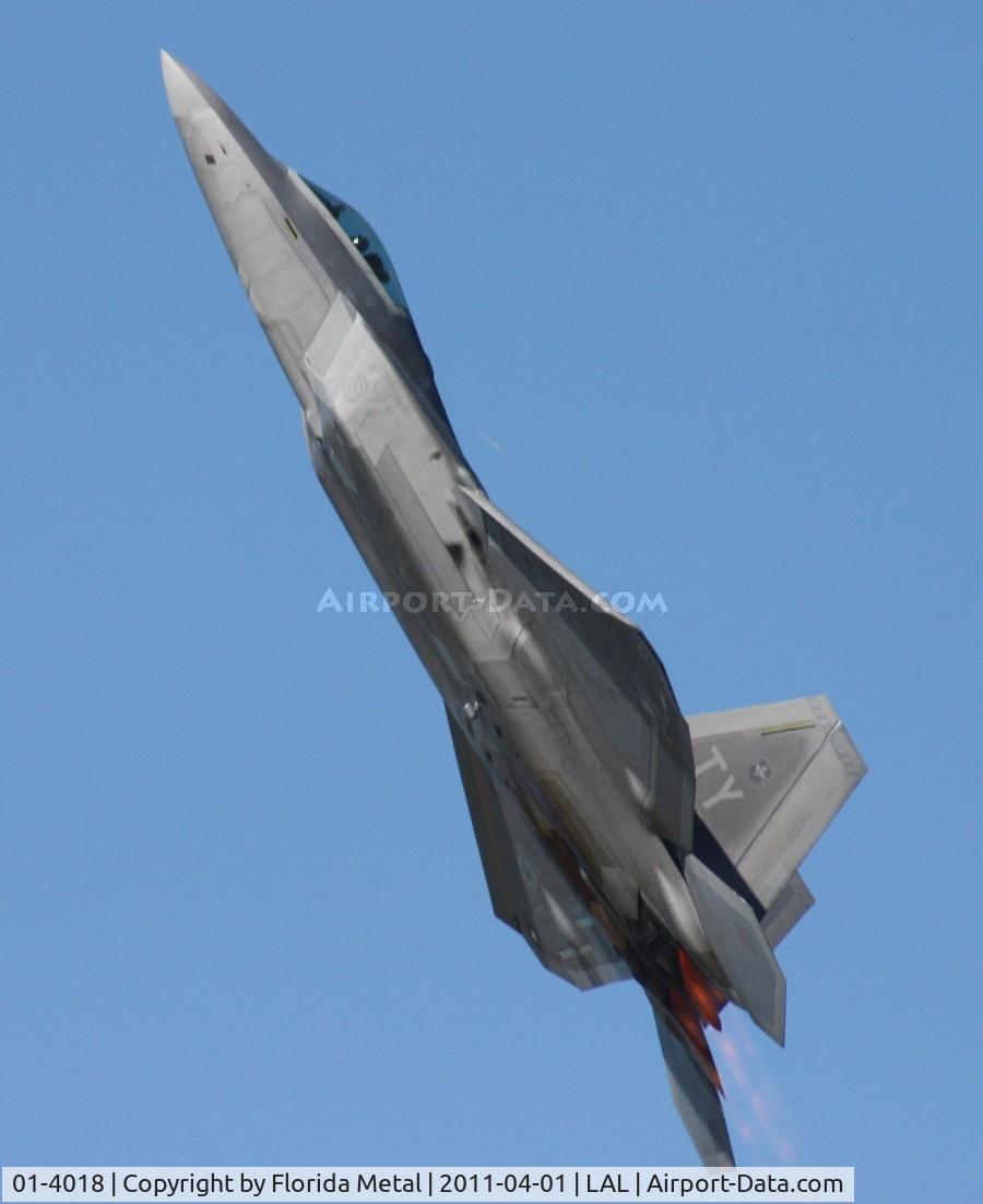 01-4018, 2001 Lockheed Martin F-22A Raptor C/N 645-4018, Raptor at Sun N Fun