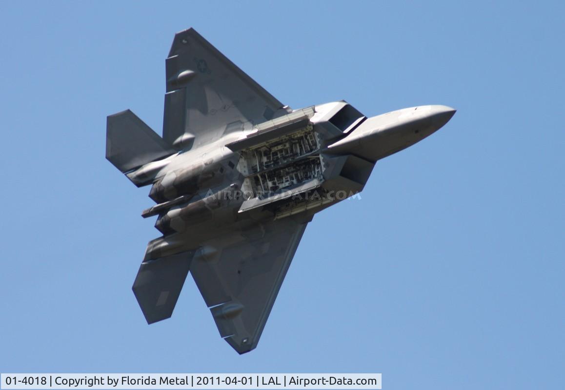 01-4018, 2001 Lockheed Martin F-22A Raptor C/N 645-4018, Raptor at Sun N Fun