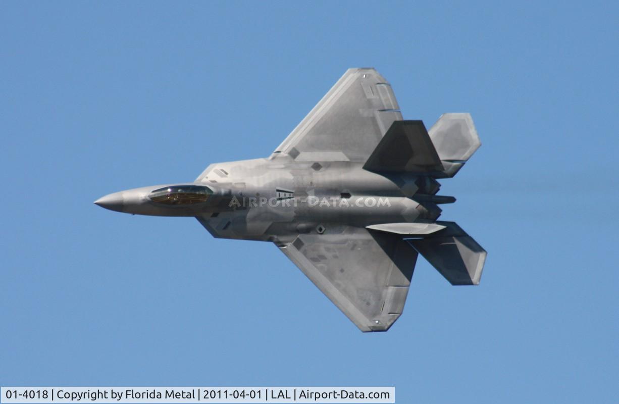 01-4018, 2001 Lockheed Martin F-22A Raptor C/N 645-4018, Raptor at Sun N Fun