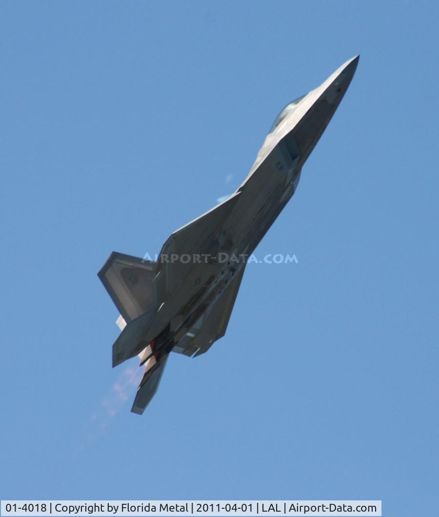 01-4018, 2001 Lockheed Martin F-22A Raptor C/N 645-4018, Raptor at Sun N Fun
