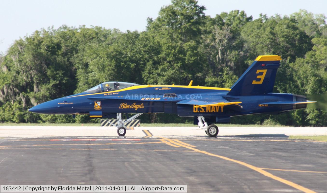 163442, 1987 McDonnell Douglas F/A-18C Hornet C/N 0645/C013, Blue Angel 3