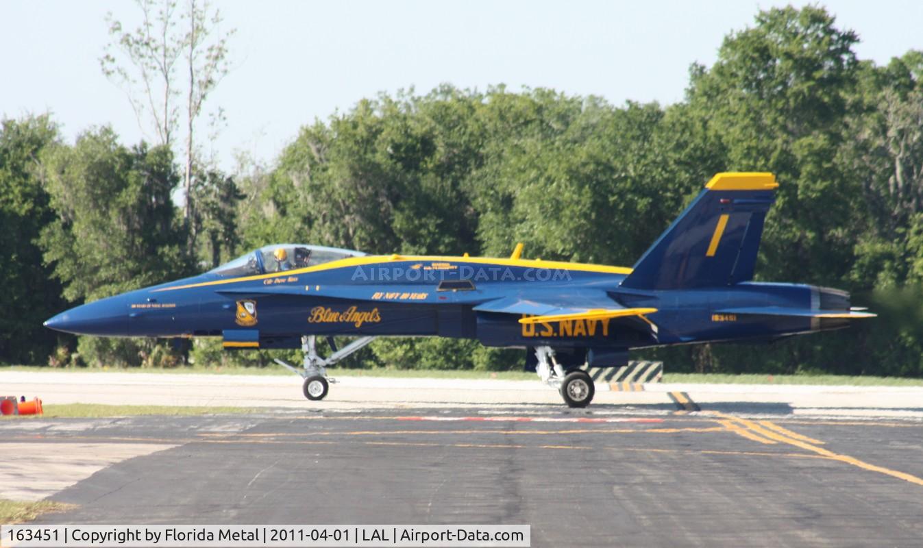 163451, 1988 McDonnell Douglas F/A-18C Hornet C/N 0662/C020, Blue Angels