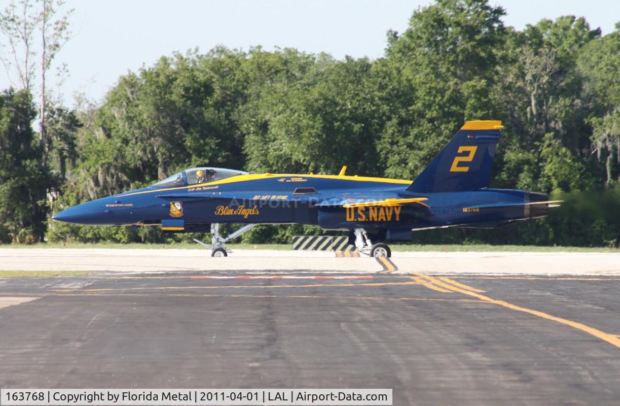 163768, 1989 McDonnell Douglas F/A-18C Hornet C/N 0848/C125, Blue Angel 2