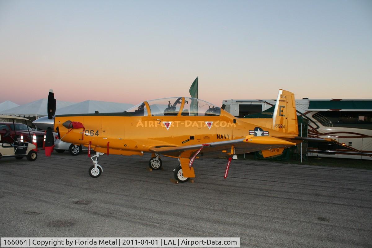 166064, Raytheon T-6B Texan II C/N PN-55, Texan II in retro colors