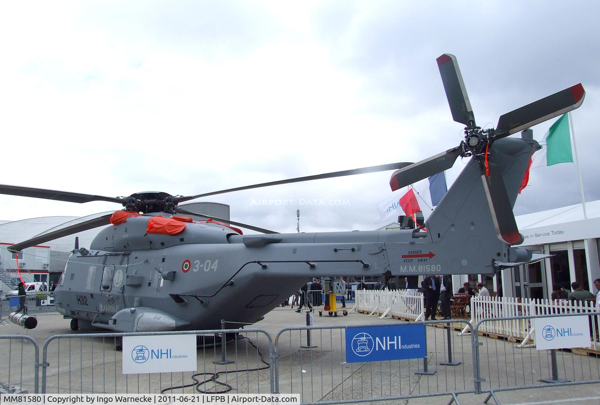 MM81580, NHI NH-90 NFH Caiman C/N 1033, NHI NH90 NFH of the Marina Militare Italiana at the Aerosalon 2011, Paris