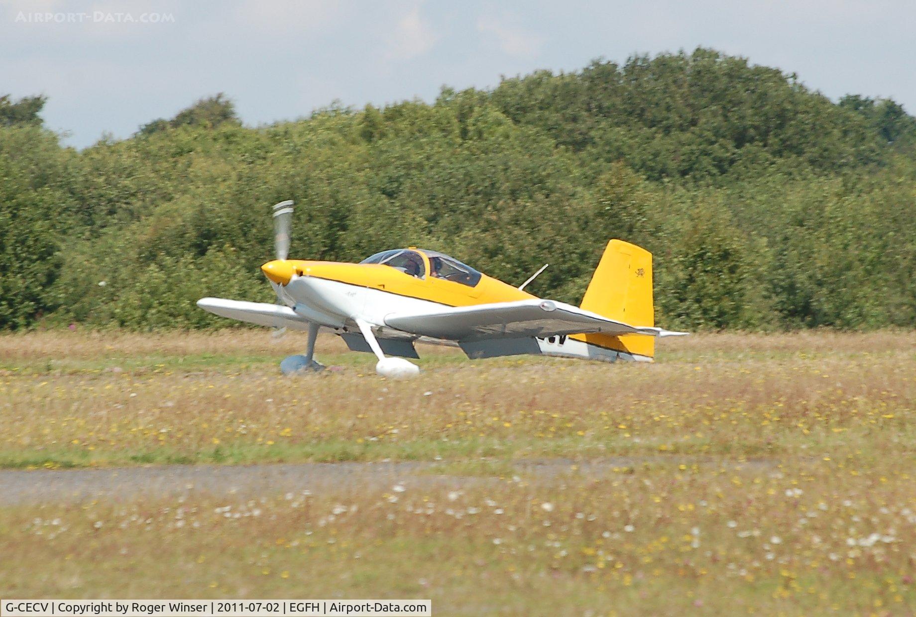 G-CECV, 2006 Vans RV-7 C/N PFA 323-14338, Visiting Vans RV-7.