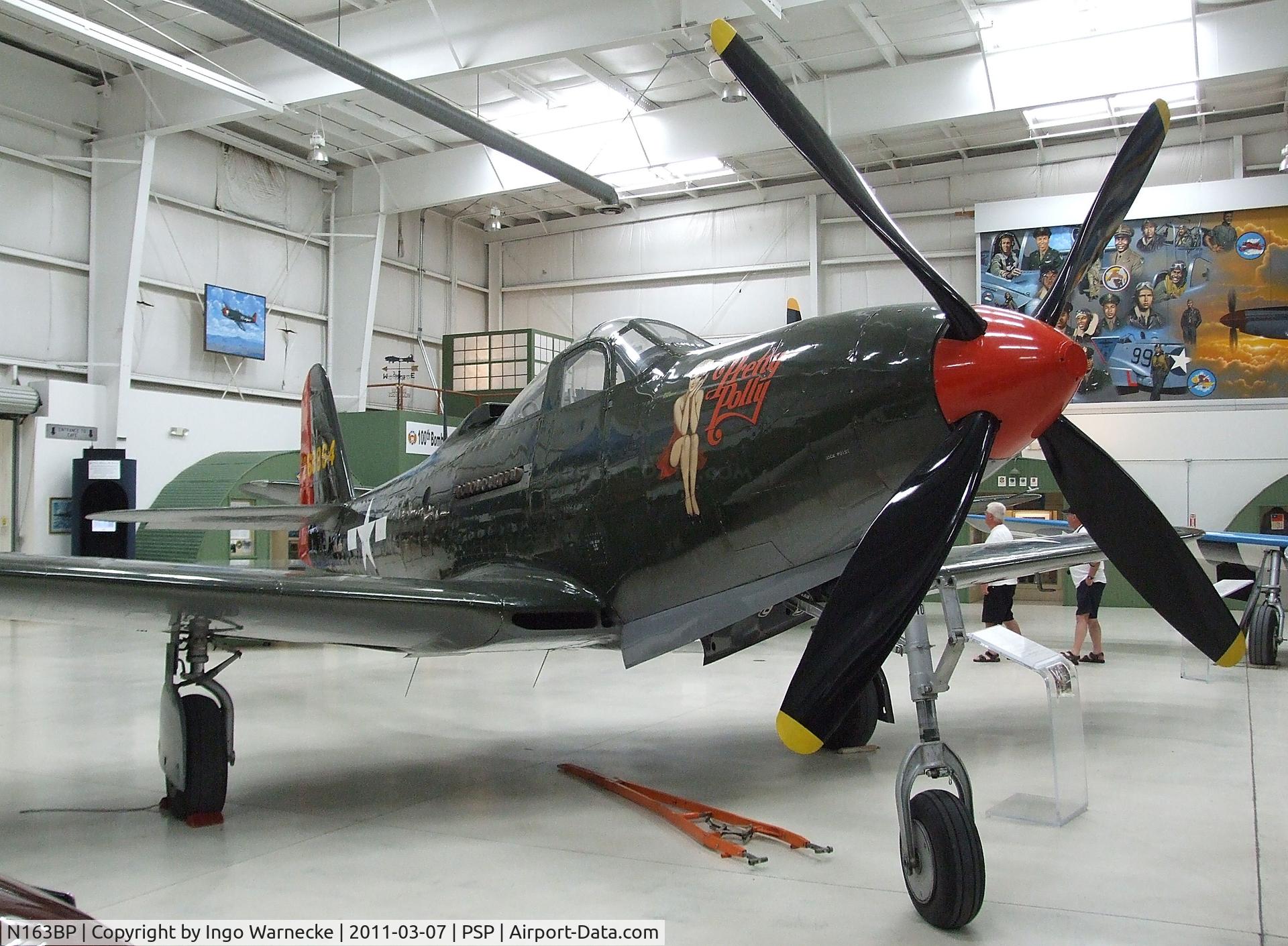 N163BP, 1945 Bell P-63C Kingcobra C/N 091263RP, Bell P-63C Kingcobra at the Palm Springs Air Museum, Palm Springs CA