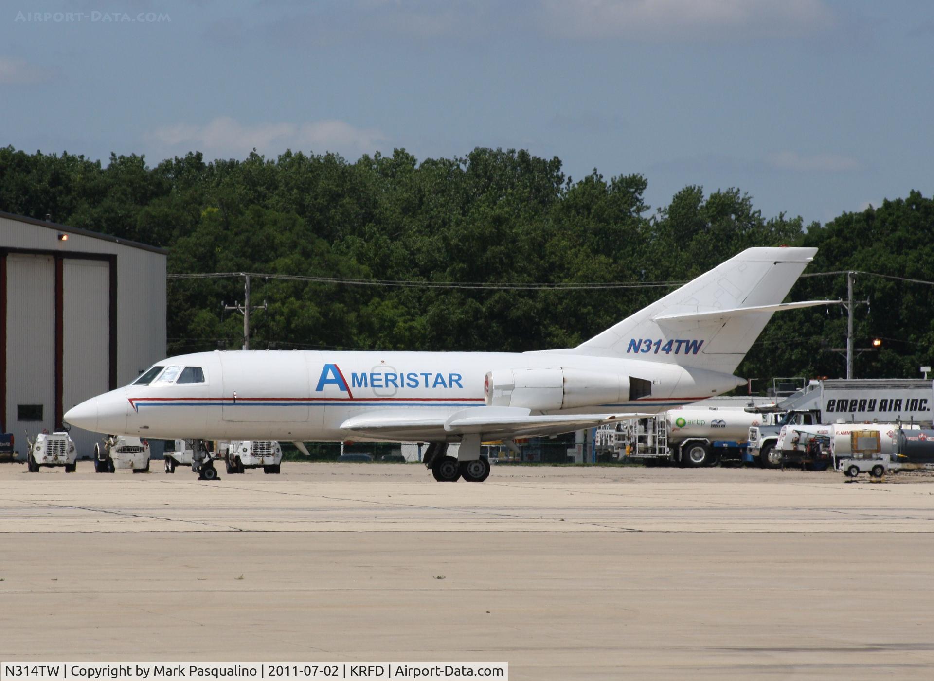 N314TW, 1974 Dassault Falcon (Mystere) 20E C/N 314, Falcon 20