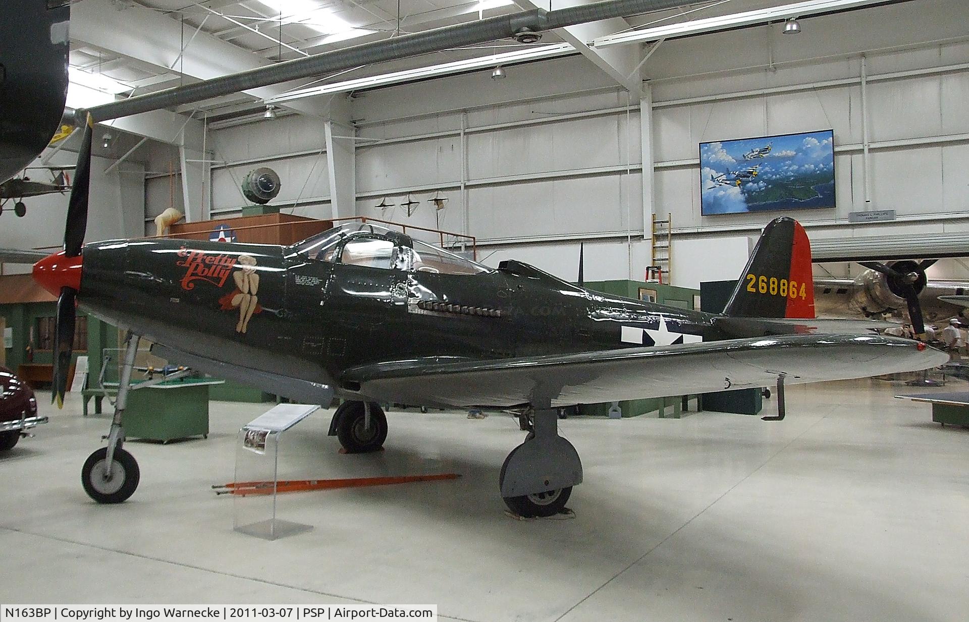 N163BP, 1945 Bell P-63C Kingcobra C/N 091263RP, Bell P-63C Kingcobra at the Palm Springs Air Museum, Palm Springs CA