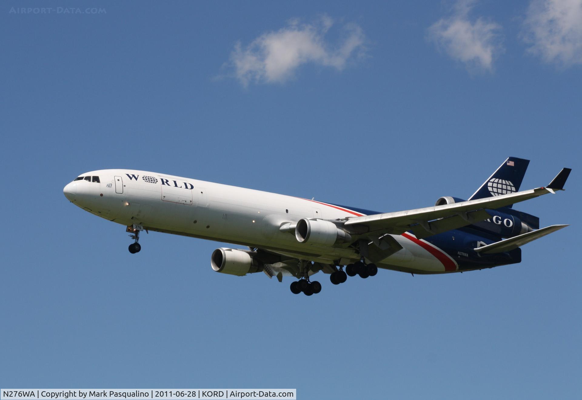 N276WA, 1995 McDonnell Douglas MD-11F C/N 48632, MD-11F