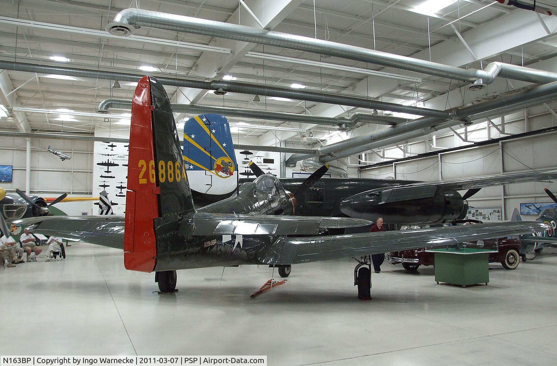 N163BP, 1945 Bell P-63C Kingcobra C/N 091263RP, Bell P-63C Kingcobra at the Palm Springs Air Museum, Palm Springs CA