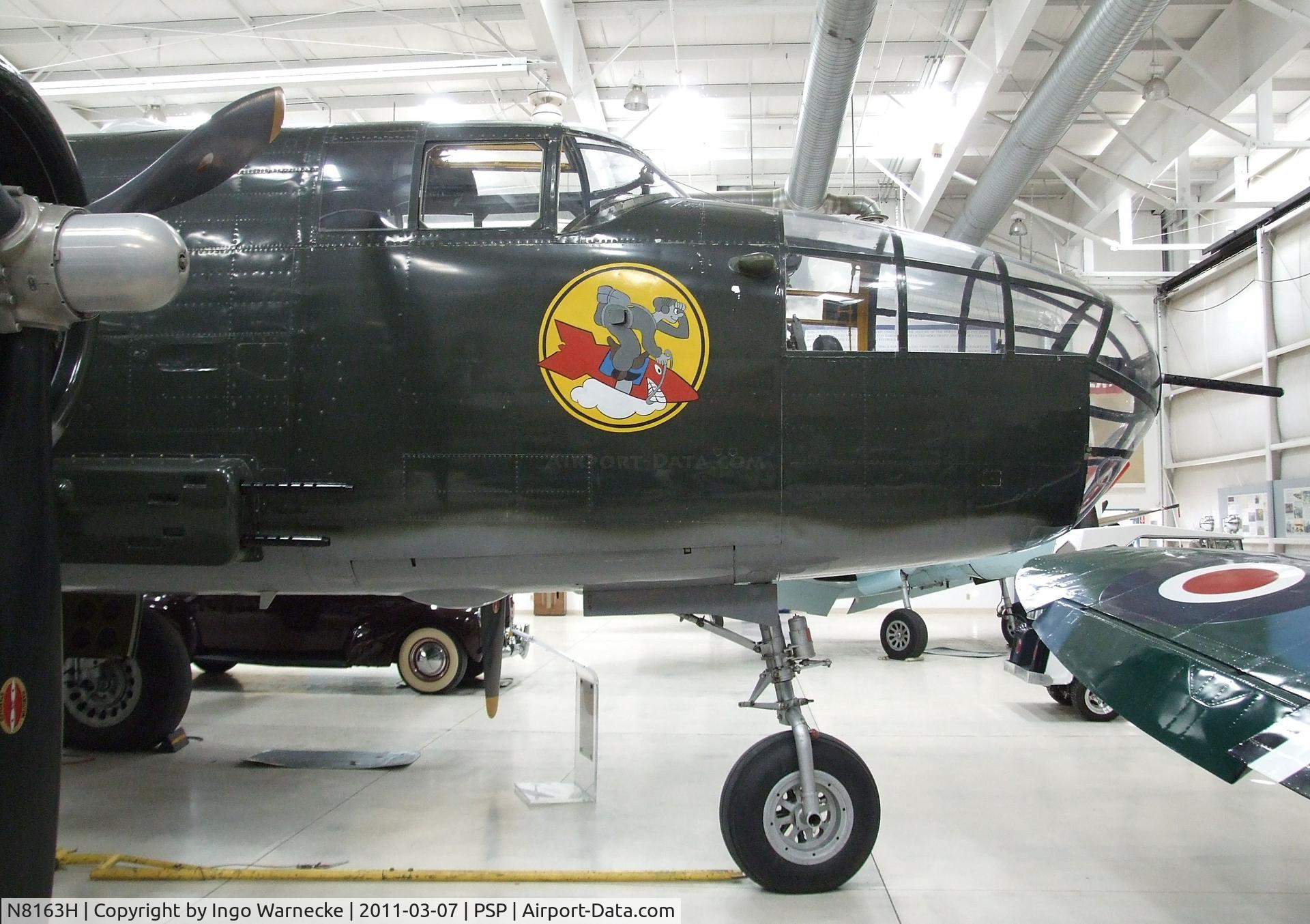 N8163H, 1944 North American B-25N Mitchell C/N 108-47501, North American B-25N Mitchell at the Palm Springs Air Museum, Palm Springs CA