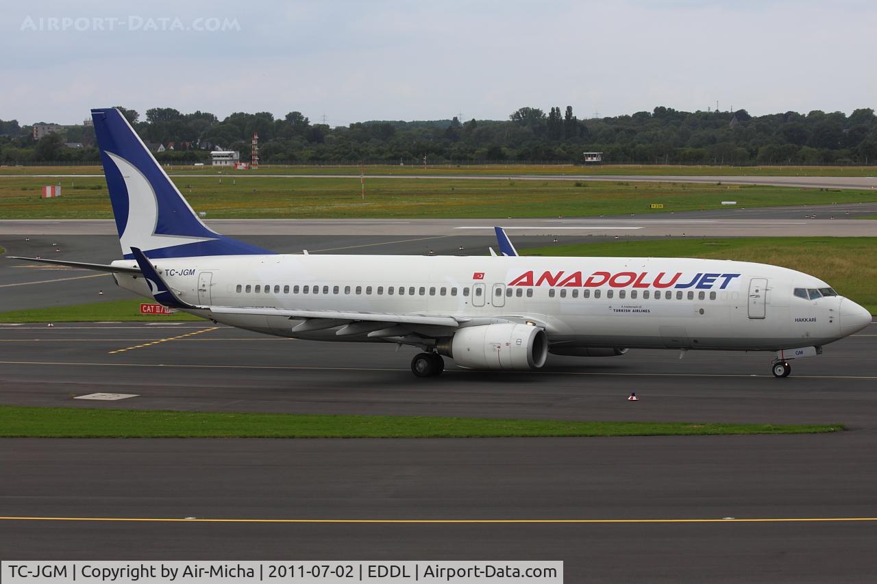 TC-JGM, 2006 Boeing 737-8F2 C/N 34411, Anadolu Jet, Name: Hakkari