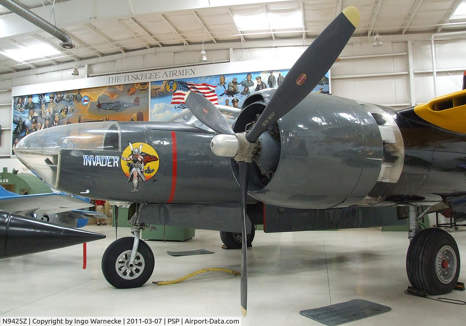 N9425Z, 1944 Douglas B-26C Invader C/N 29000, Douglas B-26C Invader at the Palm Springs Air Museum, Palm Springs CA