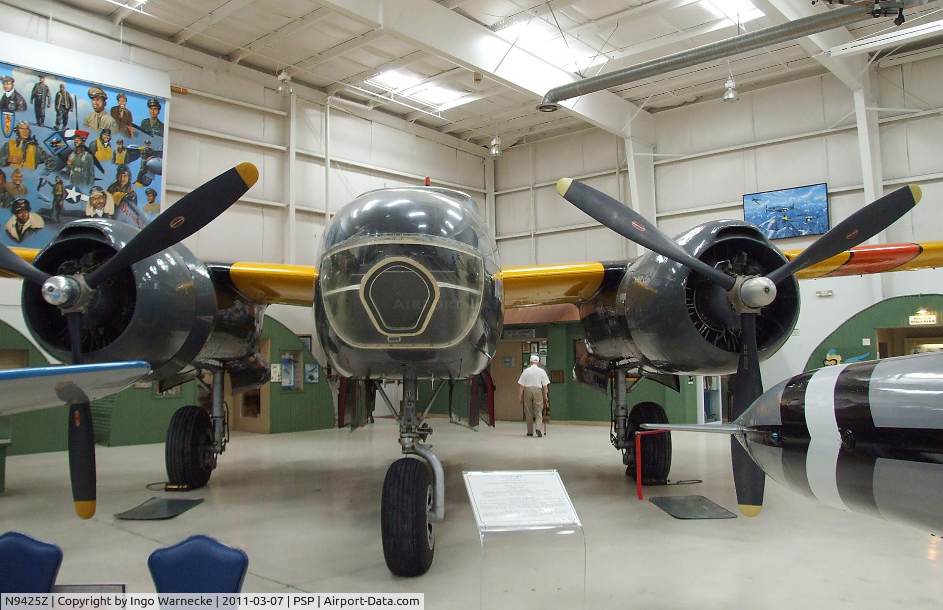 N9425Z, 1944 Douglas B-26C Invader C/N 29000, Douglas B-26C Invader at the Palm Springs Air Museum, Palm Springs CA