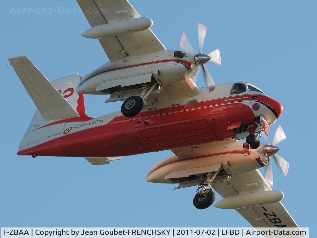 F-ZBAA, Grumman TS-2A/Conair Turbo Firecat C/N 456, TRACKER 22 en finale 29 de retour incendie Lacanau