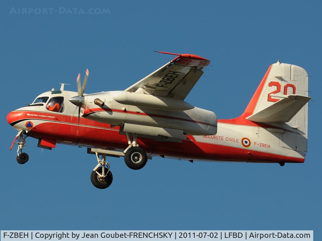 F-ZBEH, Grumman TS-2A/Conair Turbo Firecat C/N 410, TRACKER 20 en finale 29 de retour incendie Lacanau