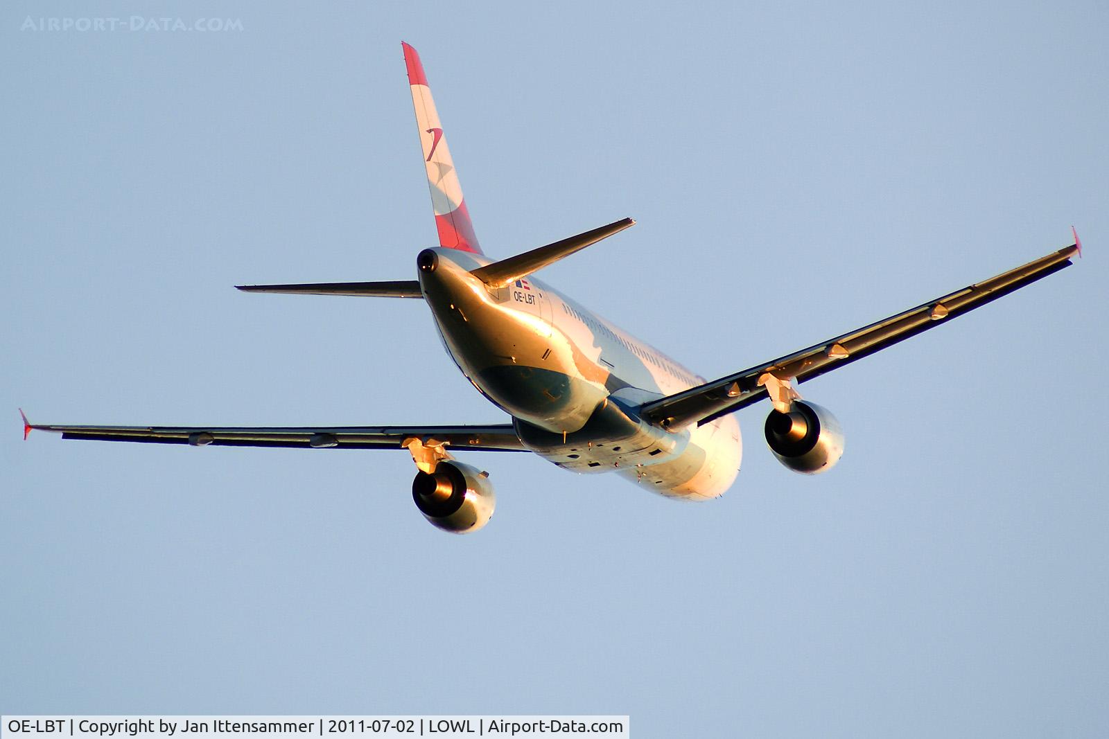OE-LBT, 2000 Airbus A320-214 C/N 1387, OE-LBT @ LOWL