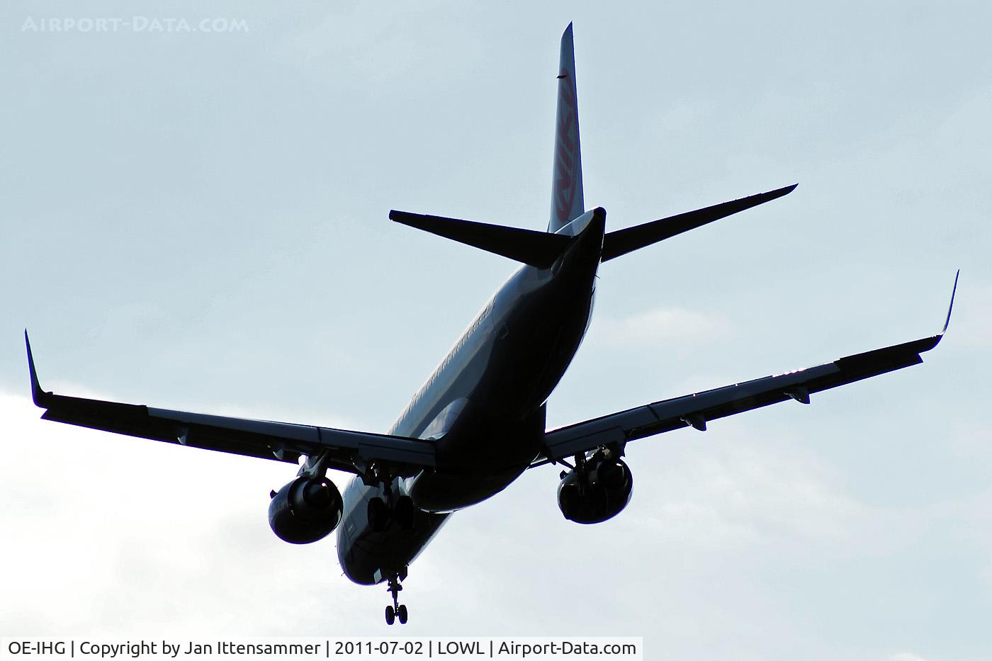OE-IHG, 2011 Embraer 190LR (ERJ-190-100LR) C/N 19000435, OE-IHG @ LOWL