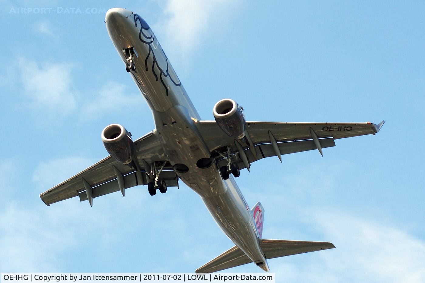OE-IHG, 2011 Embraer 190LR (ERJ-190-100LR) C/N 19000435, OE-IHG @ LOWL