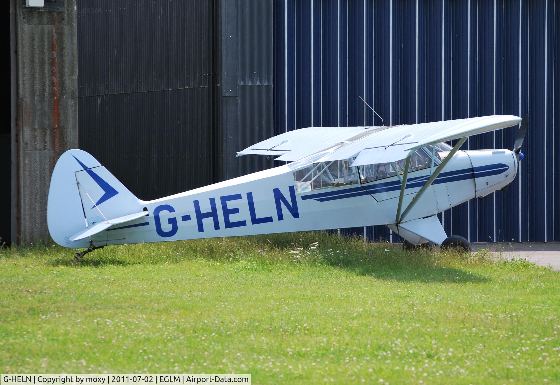 G-HELN, 1958 Piper L-21B Super Cub (PA-18-135) C/N 18-3400, Piper PA18 Super Cub at White Waltham