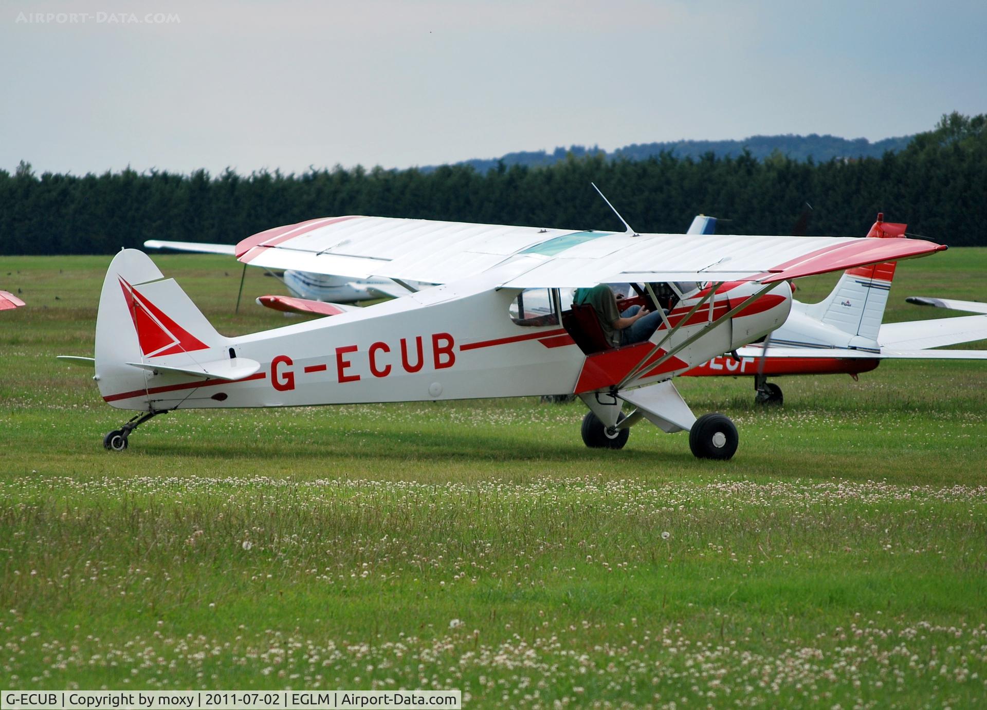 G-ECUB, 1958 Piper PA-18 Super Cub C/N 18-6279, Piper Super Cub at White Waltham.