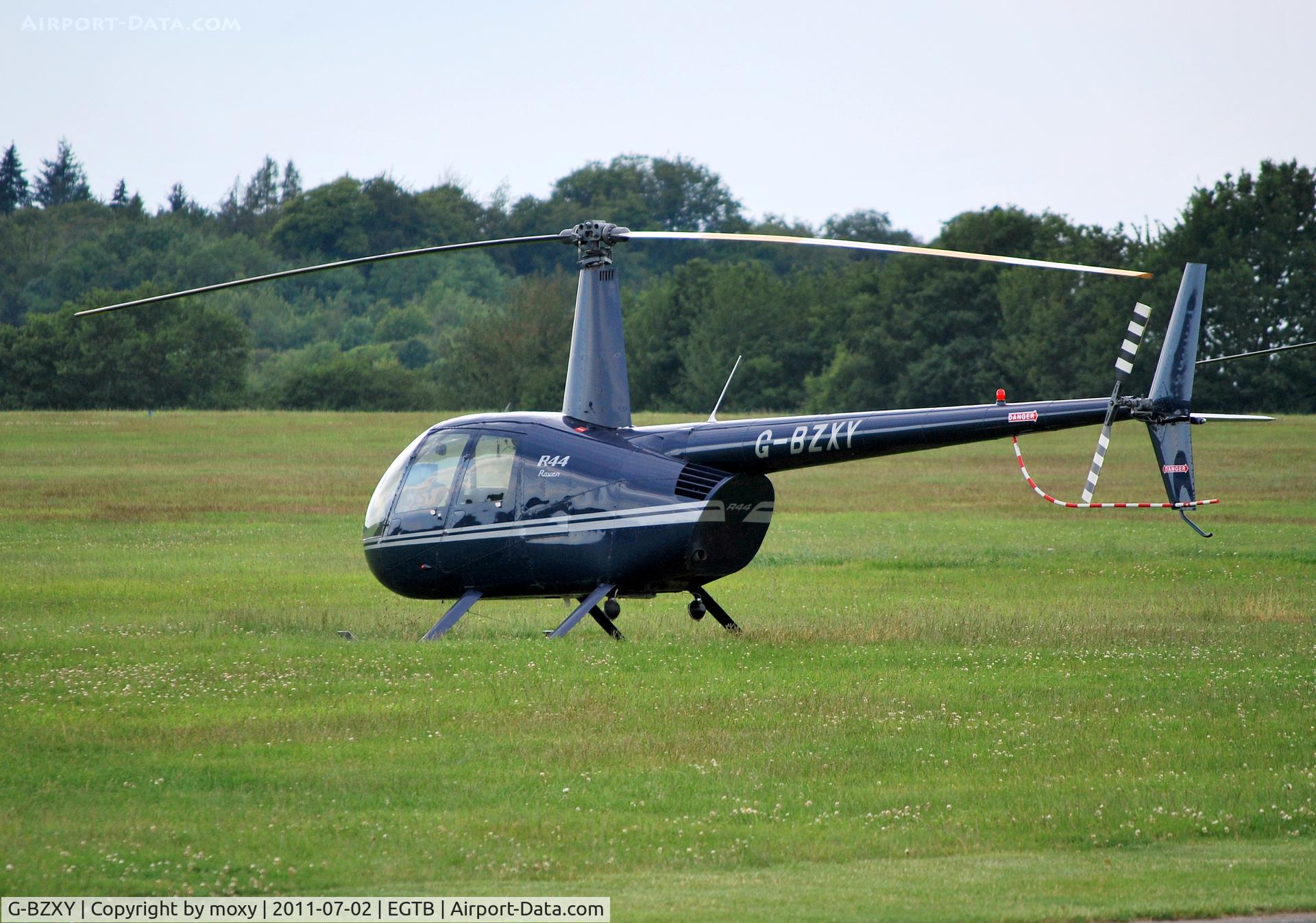 G-BZXY, 2001 Robinson R44 Raven C/N 1027, Robinson R44 Raven at Wycombe Air Park
