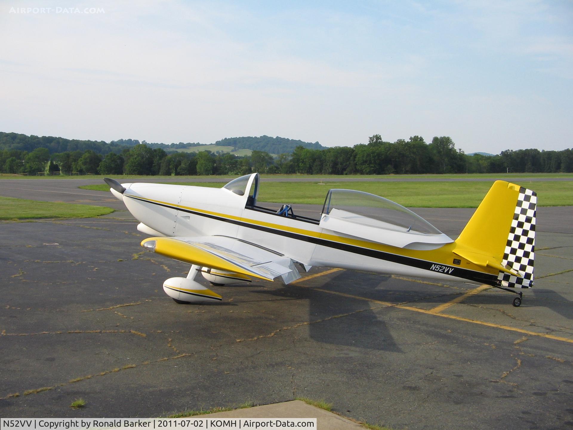N52VV, 2003 Vans RV-8 C/N 80718, Orange