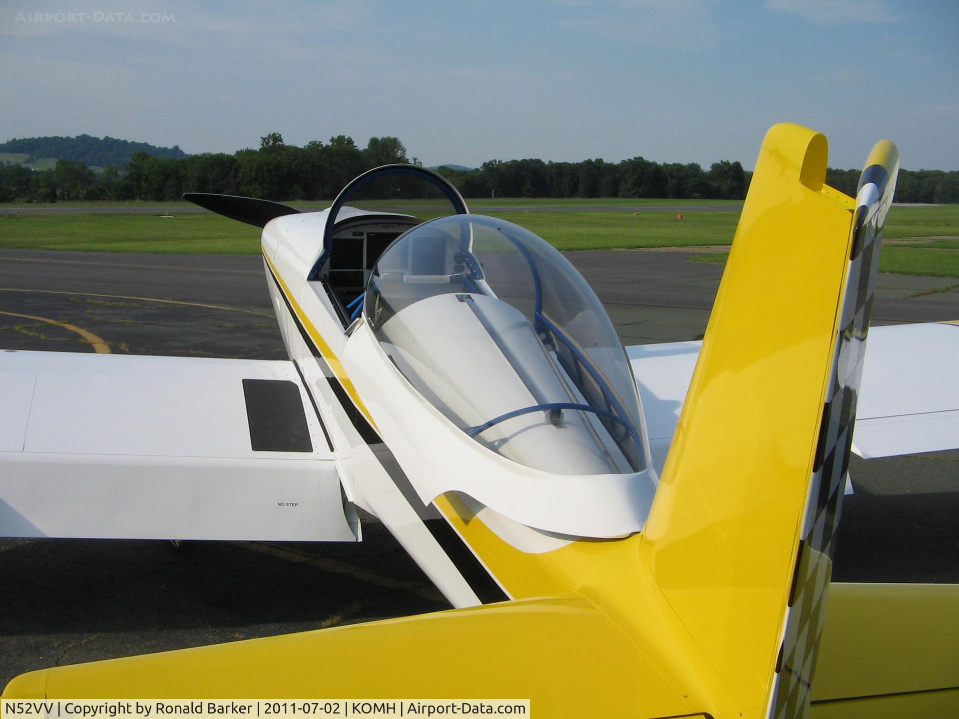 N52VV, 2003 Vans RV-8 C/N 80718, Orange