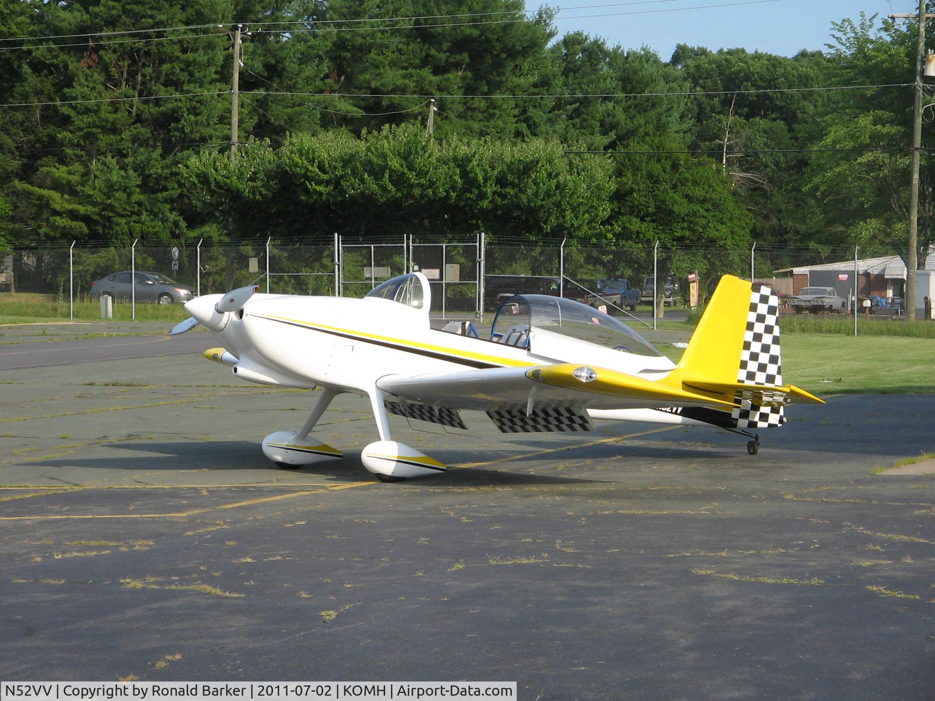 N52VV, 2003 Vans RV-8 C/N 80718, Orange