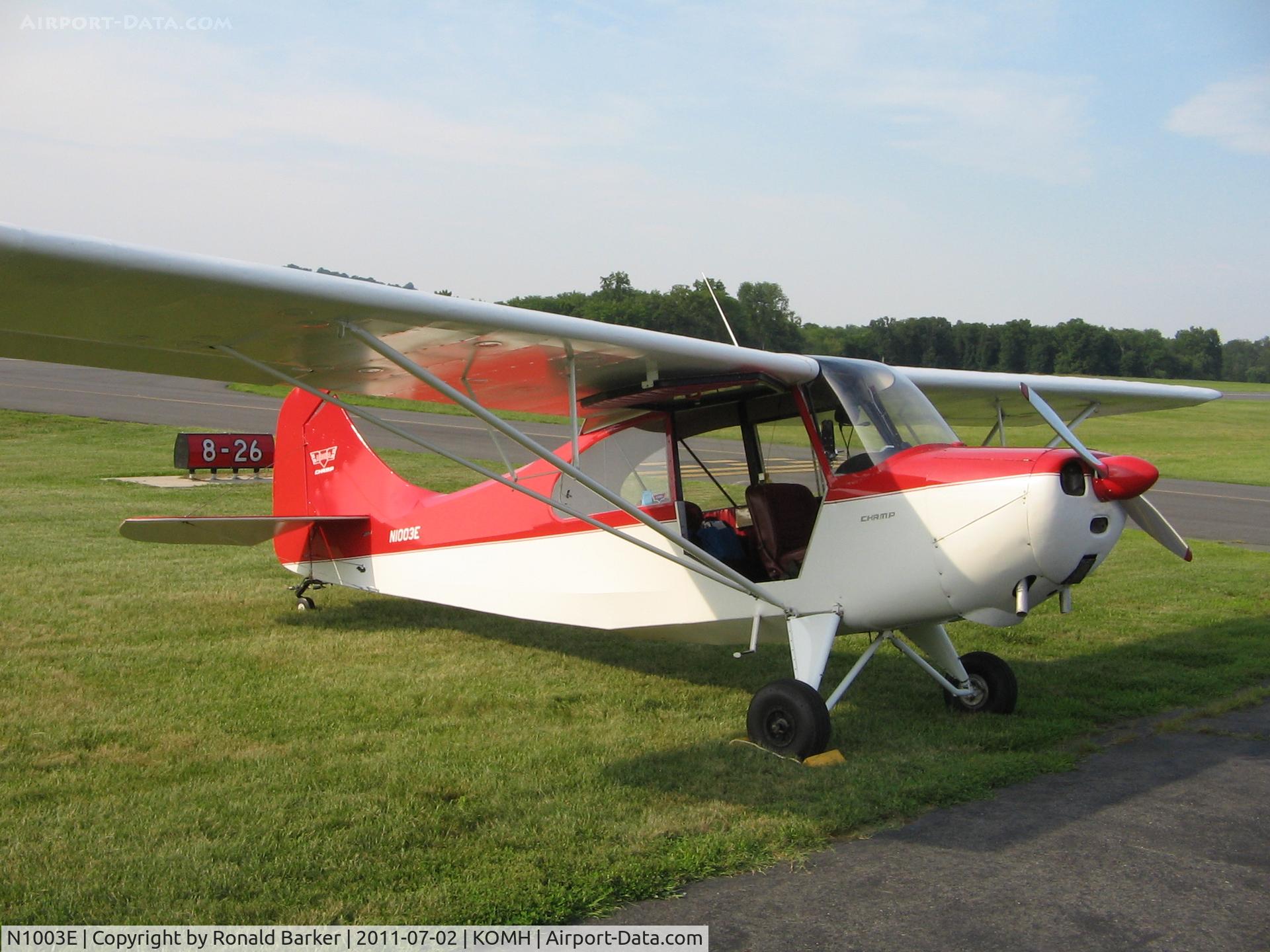 N1003E, 1946 Aeronca 7AC Champion C/N 7AC-4553, Orange