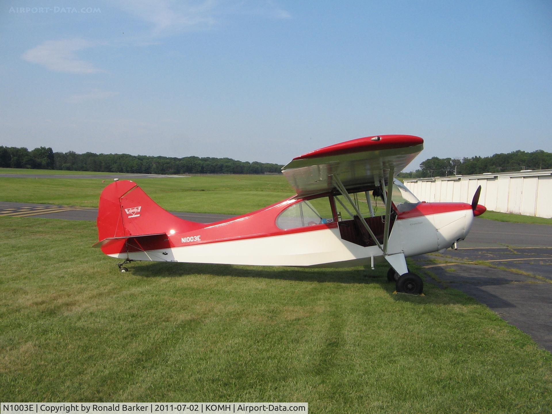 N1003E, 1946 Aeronca 7AC Champion C/N 7AC-4553, Orange
