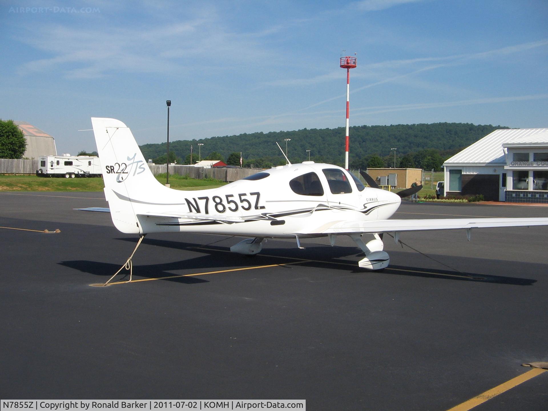 N7855Z, 2005 Cirrus SR22 C/N 1629, Orange