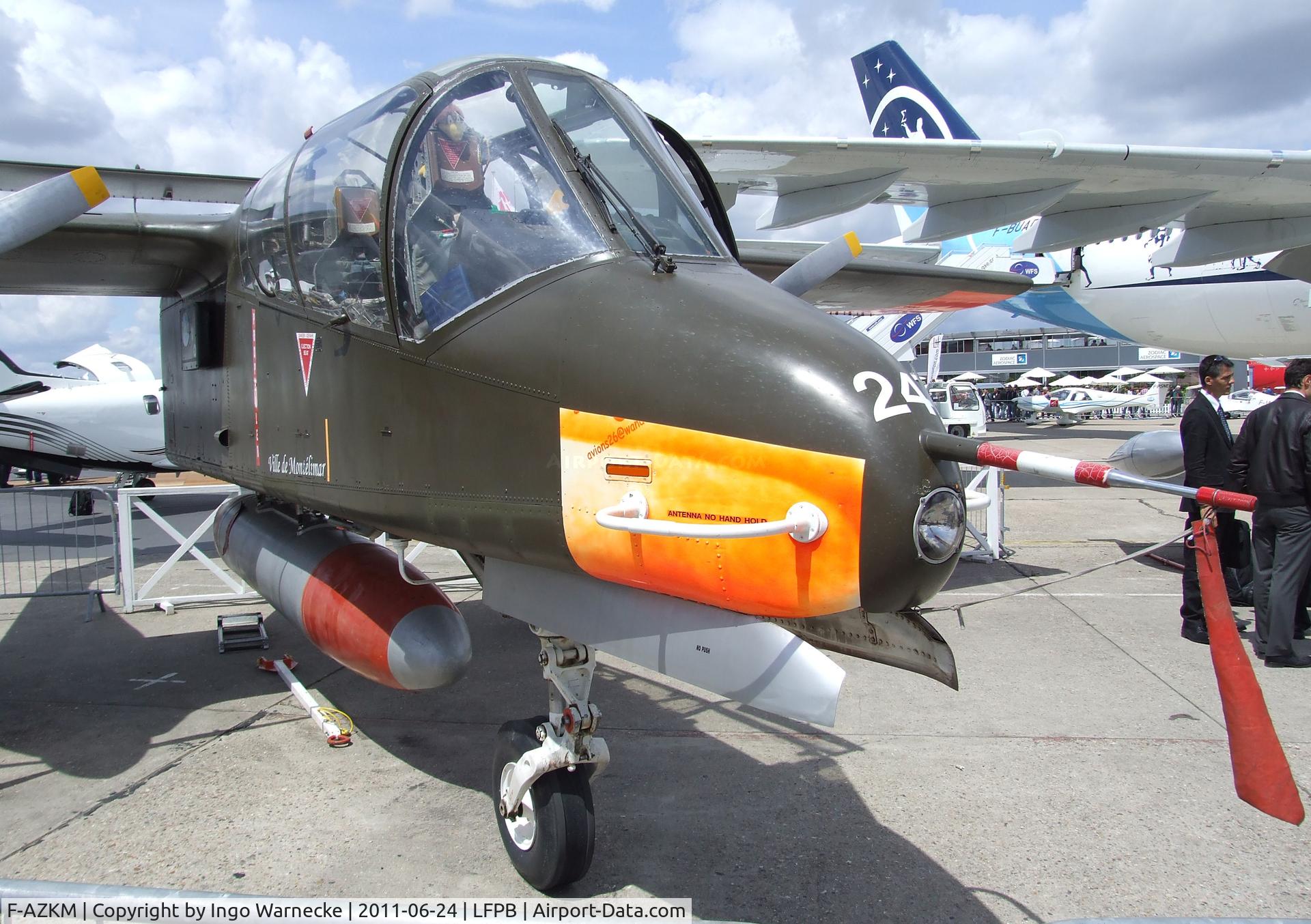 F-AZKM, 1971 North American OV-10B Bronco C/N 338-9 (305-65), North American OV-10B Bronco at the Aerosalon 2011, Paris