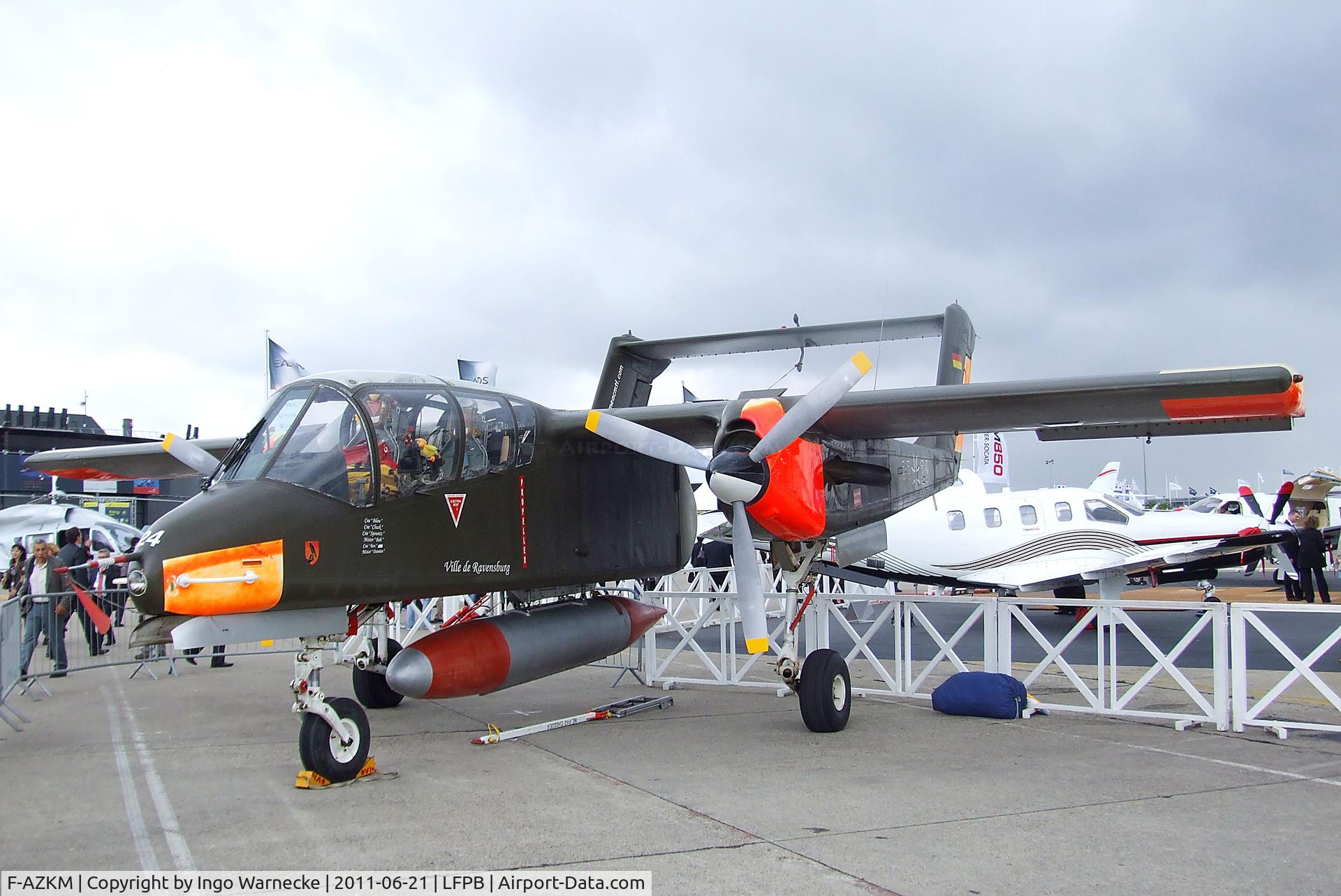 F-AZKM, 1971 North American OV-10B Bronco C/N 338-9 (305-65), North American OV-10B Bronco at the Aerosalon 2011, Paris
